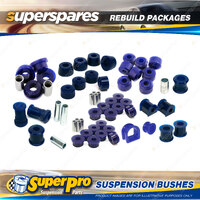 Front + Rear SuperPro Suspenison Bush Kit for Toyota Corolla E86 1983-1987