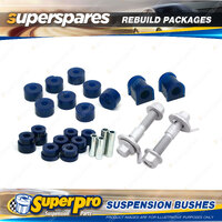 Rear SuperPro Suspenison Bush Kit for Ford Laser KA KB Meteor GA GB 81-85