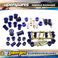 Full Rear SuperPro Suspenison Bush Kit for LDV T60 4WD 2017-on Brand New