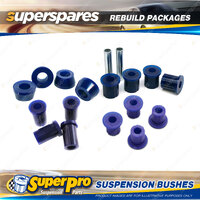 Rear SuperPro Suspenison Bush Kit for Mitsubishi Express SD SE SF SG SH SJ 86-07
