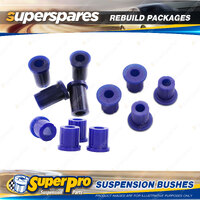 Rear SuperPro Suspenison Bush Kit for Mitsubishi L200 Express MC 82-84