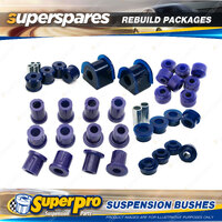 Rear SuperPro Suspenison Bush Kit for Mitsubishi Pajero NF NG NH NJ NK NL 83-00