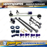 Rear SuperPro Suspenison Bush Kit for Nissan Patrol Y61 GU Wagon No ABS 97-02