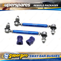 Front SuperPro Sway Bar Rebuild Kit for BMW 5 Series E34 1987-1997