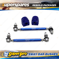Front SuperPro Sway Bar Rebuild Kit for BMW 1 Series E81 E82 E87 E88 2003-203