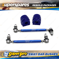 Front SuperPro Sway Bar Rebuild Kit for BMW 3 Series E46 5 Series E39 X1 E89