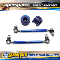 Front SuperPro Sway Bar Rebuild Kit for Audi 80 89 8A B3 8C B4 1986-1994
