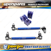 Front SuperPro Sway Bar Rebuild Kit for Nissan Cube Z12 3/2010-On