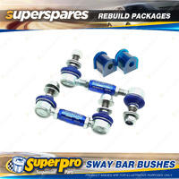 Front SuperPro Sway Bar Link Mount Bush Rebuild Kit for Mazda MX-5 NB 1998-2005