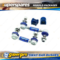 Front SuperPro Sway Bar Link Mount Bush Rebuild Kit for Ford Laser KL 1994-1999