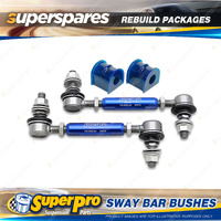 Front SuperPro Sway Bar Rebuild Kit for Honda Horizon KH 1995-1999