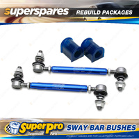 Front SuperPro Sway Bar Rebuild Kit for Mitsubishi Magna TE TF Verada KE KF KJ