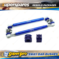 Front SuperPro Sway Bar Rebuild Kit for Audi A3 8L Mk 1 2WD 1996-2003
