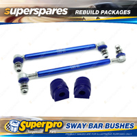 Front SuperPro Sway Bar Rebuild Kit for Land Rover Range Rover LM L322 2002-2012