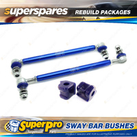Front SuperPro Sway Bar Link + Mount Bush Rebuild Kit for Lexus CT A10 2010-On