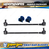Front SuperPro Sway Bar Rebuild Kit for Ford Telstar AV AT TX5 1987-1992