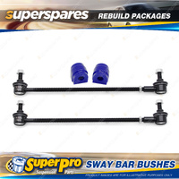 Front SuperPro Sway Bar Rebuild Kit for BMW 3 Series E46 1998-2006