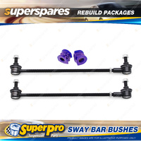 Rear SuperPro Sway Bar Link + Mount Bush Rebuild Kit for Nissan Z Z34 2022-On