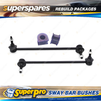 Front SuperPro Sway Bar Rebuild Kit for Holden Calais VF Caprice Statesman WM