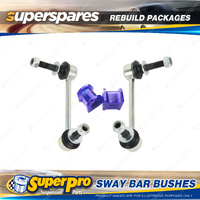 Front SuperPro Sway Bar Rebuild Kit for Foton Tunland P201 4WD 2012-On