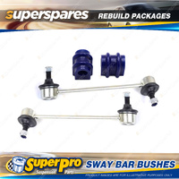 Front SuperPro Sway Bar Rebuild Kit for Hyundai Getz TB 2002-2010