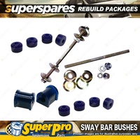 Front SuperPro Sway Bar Rebuild Kit for Toyota Hilux KZN165 1997-2005