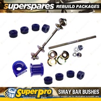 Front SuperPro Sway Bar Rebuild Kit for Toyota Landcruiser 75 Series 85-99
