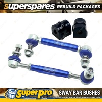 Front SuperPro Sway Bar Rebuild Kit for Holden Commodore VU VX VY VZ 00-07
