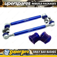 Front SuperPro Sway Bar Rebuild Kit for Mazda 323 Protege BJ 2000-2004