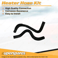 Heater Hose Set for Ford Laser KF TX3 1.8L DOHC TMPFI Turbo BP 1990-1991