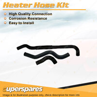 Heater Hose Set for Holden Apollo JK 2.0L 16V DOHC Carb 3S-FC 1989-1991