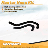 Heater Hose Set for Holden Jackaroo U8 3.0L 4 cyl 16V DOHC 4JX1 1998-2004