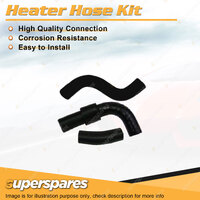Heater Hose Set for Toyota Landcruiser FZJ80R 4.5L 1FZ-FE with Rear Heater