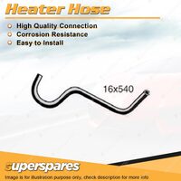 Heater Hose 16 x 540mm for Holden Gemini TC TD TE TX Manifold to Heater Valve