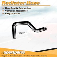 1 x Lower Radiator Hose 33mm x 510mm for Toyota Corolla KE70 1.3L 4 cyl OHV 8V