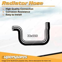 1 x Upper Radiator Hose 33 x 550mm for Mazda 929 2.0L 4 cyl SOHC 8V 1982-1983