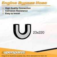 Engine Bypass Hose 23 x 220mm for Nissan Safari 160 161 Urvan 720 Caravan E23