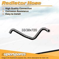 1 x Lower Radiator Hose 33/38 x 720mm for Holden Camira JE 2.0L 4 cyl SOHC 8V