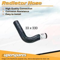 1 x Lower Radiator Hose 33mm x 330mm for Mazda 626 GD MX6 2.2L 10/1987-12/1997