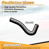 Superspares Upper Radiator Hose 33 x 400mm for Mazda 626 2.2L 4 cyl SOHC Auto