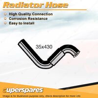 1 x Lower Radiator Hose 35 x 430mm for Ford Capri Convertible SA SAII SB 1.6L