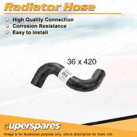 Superspares Upper Radiator Hose 36 x 420mm for Ford Falcon XG 4.0L 6 cyl SOHC
