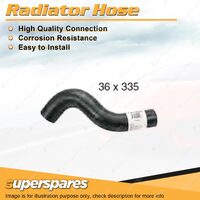 Upper Radiator Hose 36 x 335mm for Toyota Landcruiser HDJ 78 79 HZJ 70 75 78 79