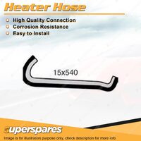 1 x Heater Hose 15 x 540mm for Holden Apollo JK 2.0L 4 cyl DOHC 16V 1989-1991