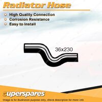 1 x Lower Radiator Hose 36mm x 230mm for Holden Jackaroo L2 Rodeo TF 3.0L 3.1L