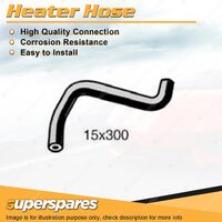 1 x Front Heater Hose 15mm x 300mm for Nissan Patrol GQ 2.8L 6 cyl 1995-1997
