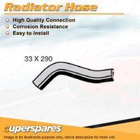 Upper Radiator Hose 33 x 290mm for Mitsubishi Galant EA1A EC1A Aspire Mirage