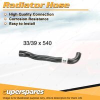 Superspares Upper Radiator Hose 33/39 x 540mm for Nissan Patrol GU 4.5L 6 cyl