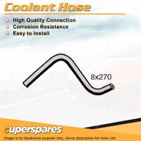 Throttle Body Coolant Hose 8 x 270mm for Nissan Patrol GU 4.5L 6 cyl SOHC 12V