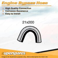 1 x Engine Bypass Hose 21mm x 200mm for Daihatsu Delta V57 V58 2.8L 1984-2002